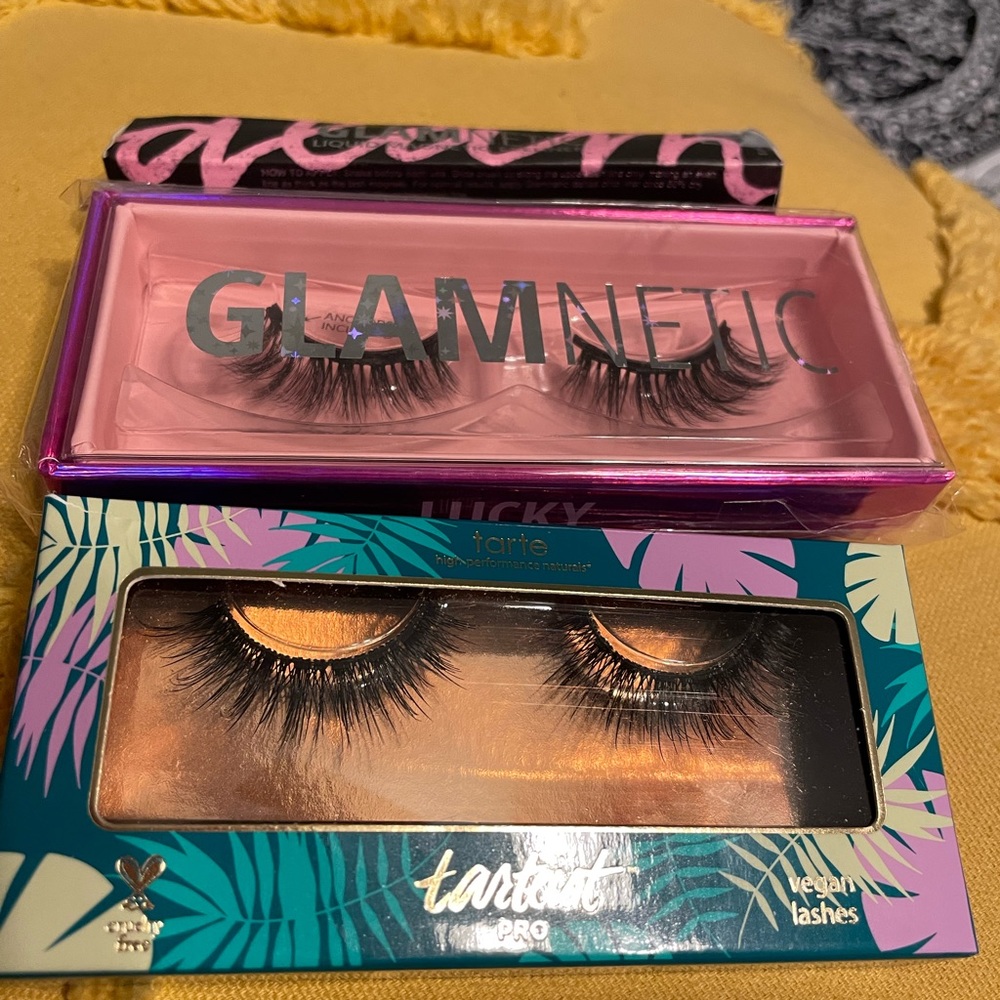 Glamatic false lashes with the Glamatic adhesive never been opened